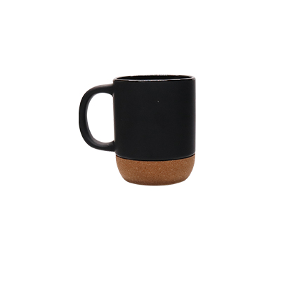 Black Cork Bottom Series Ceramic Cup