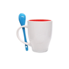 Fork And Spoon Bulging Ceramic Mug